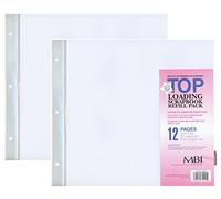 MBI 2-PACK 12" x 12" Scrapbook Expansion Pages 6sht (12 pages)