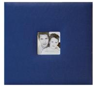 MBI 8 x 8-inch Fashion Fabric Post Bound Album, Blue