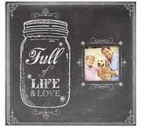 MBI Full Of Life Mason Jar Post Bound Scrapbook with Window 12 x 12-Inch