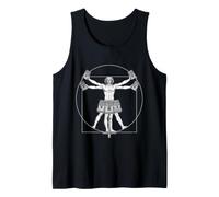 Mbira Marching Band DA Vinci Musician Vintage Tank Top