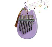 Mbira Thumb Piano Cute Decorative Finger Instruments, Lanyard