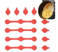 Mbiyhgta Air Fryer Magnet Silicone Buckle, Air Fryer Magnet Clip Buckle, Heat Resistant Kitchen Accessory for Home Bakers Elderly Individuals Apartment Dwellers