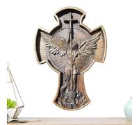 Mbiyhgta Angel Figurines | The Archangel - Defeated Evil Resin Figures | Saint Michael Sculpture Crafts for Home, Battle Angel Statue for Christmas and Easter