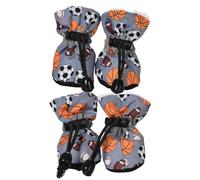 Mbiyhgta Bottes en Pour Chiots | Chaussures Chaudes de Protection d'extérieur, Bottes polaires Pour Chiens, 4 Pieces, Accessories d'Extérieur Pour Chiots Pour Pinscher, Caniche, Berger