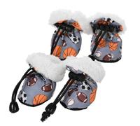 Mbiyhgta Bottes en Pour Chiots | Chaussures Chaudes de Protection d'extérieur, Bottes polaires Pour Chiens, 4 Pieces, Accessories d'Extérieur Pour Chiots Pour Pinscher, Caniche, Berger