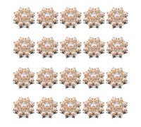 Mbiyhgta Button - 20 Pieces Decorative Faux Ornaments, Multifunctional Embellishment Accessory, Faux Button Sewing Craft Decoration for Clothes Shoes Nails Handicrafts | Sewing Decoration App