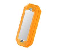 Mbiyhgta Car Solar Warning Light - Self-Adhesive LED Light, roadside solar warning light | Intelligent Vibration Sensor Instant Turn Automotive Decorative Light for Cargo Transport