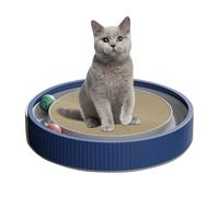 Mbiyhgta Cat Scratchers for Indoor Cats - Kitten Interactive Toy with Ball Track - Cat Scratching Lounge Bed, Durable Recycle Board for Furniture Protection, Scratcher Bowl