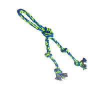 Mbiyhgta Dog Tug Rope - Interactive Reduce Boredom Pet Toy, 52x2.5x2.5cm Knotted Thread Durable Chew Toys, Natural Fabric Puller, Travel Beach Park Yard Fetch Toy | Training Kit for Retrievers & Pups