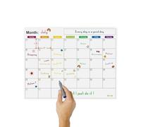 Mbiyhgta Fridge Calendar Whiteboard | Magnetic Whiteboard Kitchen Calendar Monthly Planners - Multi-Purpose Organizer Memo Board, Planning Tool fro Grocery List, Planner