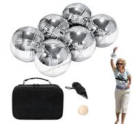 Mbiyhgta Game Set - Outdoor Bocce Ball Set, Metal Game Kit | Complete Lawn Game for Backyard, Picnic, Beach Use for Party Gathering Spot, Holiday Play Corner, Travel Recreation Gear, Family