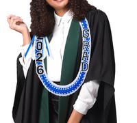 Mbiyhgta Graduation Ribbon Lei,47.2inch Handmade Grad Necklace - Congratulations Ribbon,for Senior Graduates College Student School Ceremony Women Man Congrats