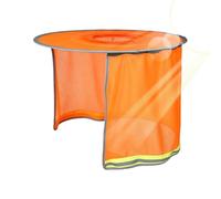 Mbiyhgta Hard Hat Shade,High Visibility With Reflective Strip | Helmet Sun Visor Neck Shade | for Painting Utility Hot Weather Construction Site Road Work Landscaping Summer Outdoor Labor