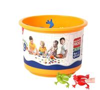 Mbiyhgta Jumping Frogs - 100g Jumping Frog Toy, Lightweight Pocket Size Design, Bright Color Pattern Collection | Easy Press Launch for Preschool Party Favors Birthday Easter Kids Boys Girls