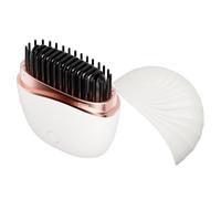 Mbiyhgta Mini Hair Straightening Brush | Rechargeable Cordless Curling Iron - Temperature Control 3 Speeds Mini Straightener, For Women Men Short Long Curly Wavy Hair