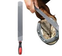 Mbiyhgta - Rasp for Double-Sided Pig Yard, Hoof Goats Rasp with Rubber Handle, Hooves Veterinary Instrument, This Rasp Provides a Comfortable Grip and Smooth Strokes for Effortless Care and