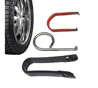 Mbiyhgta Wheel Nut Cover Removal Tool, Three Piece Wheel Assembly Tool, Portable Wheel Nut Cap, Car Repair Accessories, Center Cap Removal Tool for Stainless Steel/ABS, multicoloured, see description,
