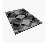 MBL | Modern Top Class Small Large Soft Area Rugs Living Room Bedroom Carpet Floormat in 4 Sizes And Beautiful 10 Different Designs (Verona-Black, 160 x 230 cm (5 ft 3 in x 7 ft 7 in))