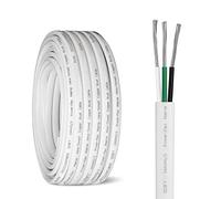mbluth 12 Gauge Triplex Marine Wire Tinned Copper Boat Cable, 50ft 12 AWG Standard USA OFC Oxygen Free Copper Wire for Automotive Boat Speakers Solar Outdoors, 12 Awg, 50ft