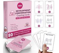 MBM 80 Development Conversation Coaching Cards - Flashcards for Performance Improvement, Emotional Intelligence & Employee Communication | Tools for Managers, Coaches & 360 Feedback Conversations