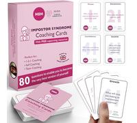 MBM 80 Impostor Syndrome Coaching Cards - Flashcards & Self-Awareness Prompts to Build Confidence & Emotional Insight | Journaling Tools for Coaches, Managers & Personal Growth