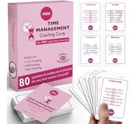 MBM 80 Time Management Coaching Cards - Productivity Tools, Focus Prompts & Goal-Setting Strategies | Flash Cards for Coaches, Managers & Executive Performance