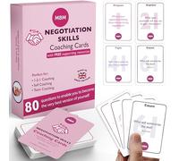 MBM Coaching Cards for Influence & Strategic Skills | Question Cards for Insight, Communication & Professional Effectiveness (Negotiation)