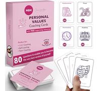 MBM Coaching Cards for Workplace People Skills | Question Cards for Learning, Inclusion & Effective Collaboration (Personal Values)