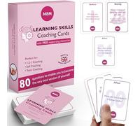 MBM Core Learning Skills Coaching Cards (Learning Skills) - 80 Prompts for Study Techniques, Critical Thinking & Continuous Improvement | Flash Cards for Coaching, Training & Personal Growth