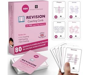 MBM Family - Revision Question Cards: How to Revise, Not What to Revise | 80 question cards about HOW you revise, not what you revise: 5 stages, from preparing to recalling it under exam pressure