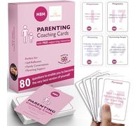 MBM Parenting Reflection Cards - 80 Prompts for Connection, Patience & Growth | Mindful Parenting Conversation Cards for Guidance, Self-Awareness & Family Harmony