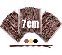 Mbmomnus 150pcs Bobby Pins Brown Hair Clips 7cm/2.75in Hair Pins Long Kirby Grips for Women Girls Hair Accessories Ideal for All Types Makeup & Hair Styling