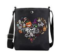 MBMSO Boo Crossbody Purse Boo Jack Gifts for Nightmare Skull Lover Halloween Purse Ghost Crossbody Bag Nightmare Spooky Gifts, Boo Crossbody-b