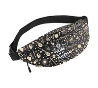 MBMSO D D Game Gifts for Game Master D D Fanny Pack D Dragons Gift for Tabletop Gamer Rolling Dice Gift for Video Game Lovers, D Players WB, L, Waist Packs
