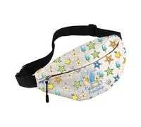 MBMSO Enchanted Kingdom Fanny Pack Sea Salt Ice Cream Kingdom Gamer Gifts for Video Game Lovers Waist Bag Fantasy Land Merch, Hearts WB, L, Waist Packs