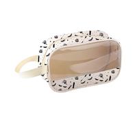MBMSO Eyelash Artist Gifts Lash Makeup Bag I Do Lashes What's Your Superpower Cosmetician Gift Esthetician Clear Cosmetic Bag, Lash Clear Bag