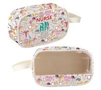 MBMSO Medical Laboratory Scientist Gifts CLS Gifts Lab Tech Makeup Bag Med Lab Technician Clear Pouch Lab Week Gift, Med Lab Clear Bag