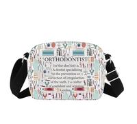 MBMSO Orthodontic Gifts for Orthodontist Crossbody Bag Dentistry Gifts for Dental Assistant Teeth Brace Gift Dental Care Gift, Orthodontist Hb-cb