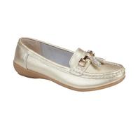 MBN Ladies Real Leather Moccasins Loafer Plimsole Pumps Womens Tassel Flat Shoes Size