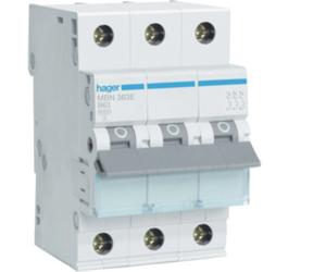 MBN363E OVERCURRENT CIRCUIT BREAKER B 63A 3P 3M 6KA
