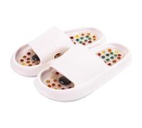 MBNKMEBU Acupressure Massage Slippers Point Care Magnet Therapy Promoting Blood Circulation,Therapeutic Reflexology Sandals for Foot Acupoint Massage Shiatsu Arch Pain Relief(EUR34-35)