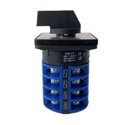 MBPAIHOP 1PCS OFF-ON Two Positions LW26 32A1-8 Poles Changeover Cam Switch Rotary Selector LW28-32 YMW26(5P-20 Terminals)