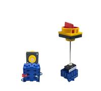 MBPAIHOP 3/4P Isolator Switch With Padlock Panel 32A 4 Poless 2 Position On-off With Aluminium Bar Rotary Cam Selector YMD11-32B/4P(32A 4P)