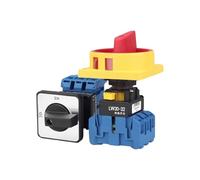 MBPAIHOP LW30-25/32A load circuit breaker single hole installation opening 22mm(25A Yellow Plate)