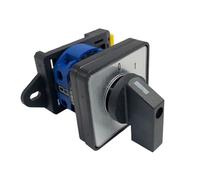MBPAIHOP YMW26-20/1 Mounted Rotary Knob Selector Multi Position 20A 1 Pole 4 Terminals Control Circuit LW26-20 Changeover Cam Switch(0-1 DIN)