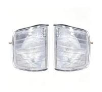 MBPBVRVAF Car Headlamp Front Side Corner Lamp Vehicle Turn Signal Indicator Replacement Parts For W201 190D 190E 1982 1983-1995 2018260143 2018260043 Car Headlight Unit(White-1Pair)