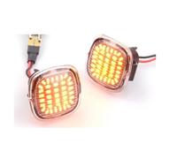 MBPBVRVAF Dynamic Turn Signal For A3 For A4 B5 For A8 1994-2002 2pcs LED Car Side Marker Turn Signal Light Facelift(Dynamic Crystal)
