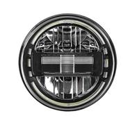 MBPBVRVAF Front Headlight Assembly For Land For Rover For Defender For Hummer 4x4 7 Inch Car LED Headlight H4 Hi-Lo Beam With DRL Front Headlight Headlamp Assembly Headlamp Assembly(1PC Black)