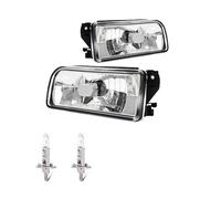 MBPBVRVAF Headlamp Automotive Left And Right Fog Lamp Assembly Front Bumper Lights For E36 318i 318ti 323i 328i 1992-1998 63178357389 53178357390 Car Headlight Unit(White With Halogen)
