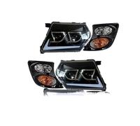 MBPBVRVAF Headlamp For Halogen For Patrol Y61 1999 2000 2001 2002 2003 Car LED Head Lamp Conversion Modified DRL Turn Signal Front Headlight Unit Car Headlight Unit